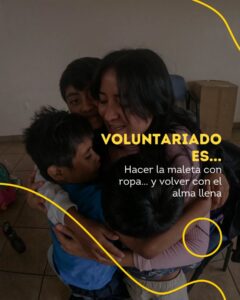 voluntariado en México con niños